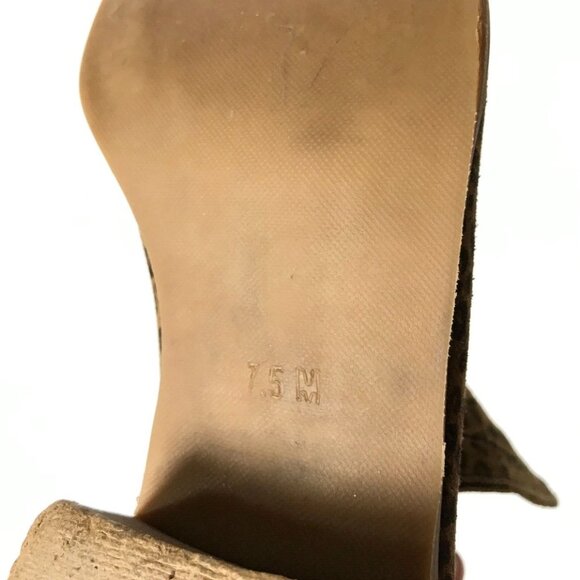 Anthropologie Coconuts Matisse Pronto Leopard Bootie Boots Womens 7.5 Tan Brown - Picture 10 of 12